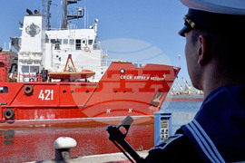 Варна - Церемония по посрещането НИК 421 „Св. св. Кирил и Методий“