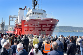 Варна - Церемония по посрещането НИК 421 „Св. св. Кирил и Методий“
