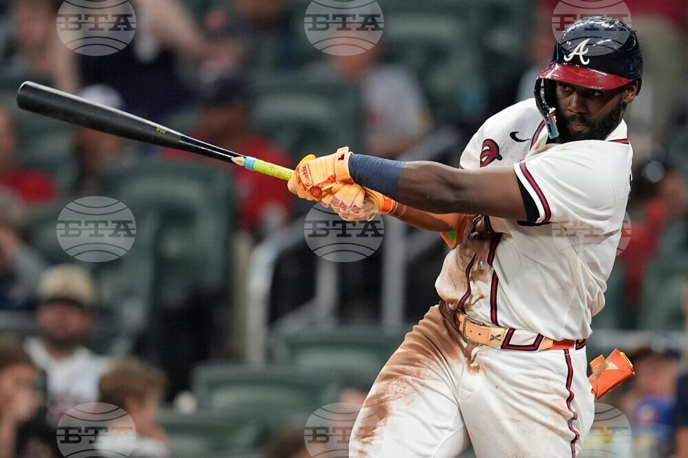 Marlins Braves Baseball
