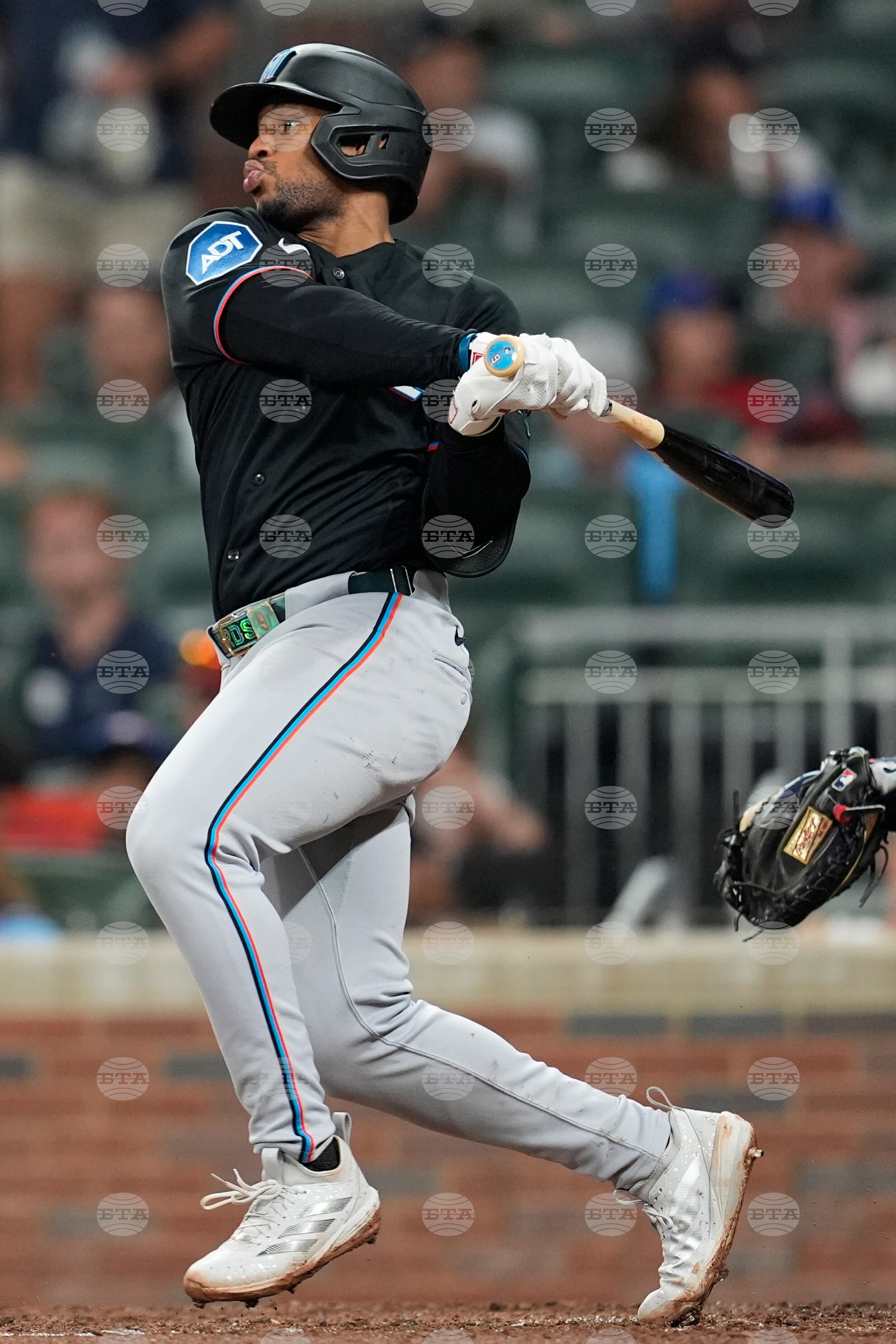 Marlins Braves Baseball