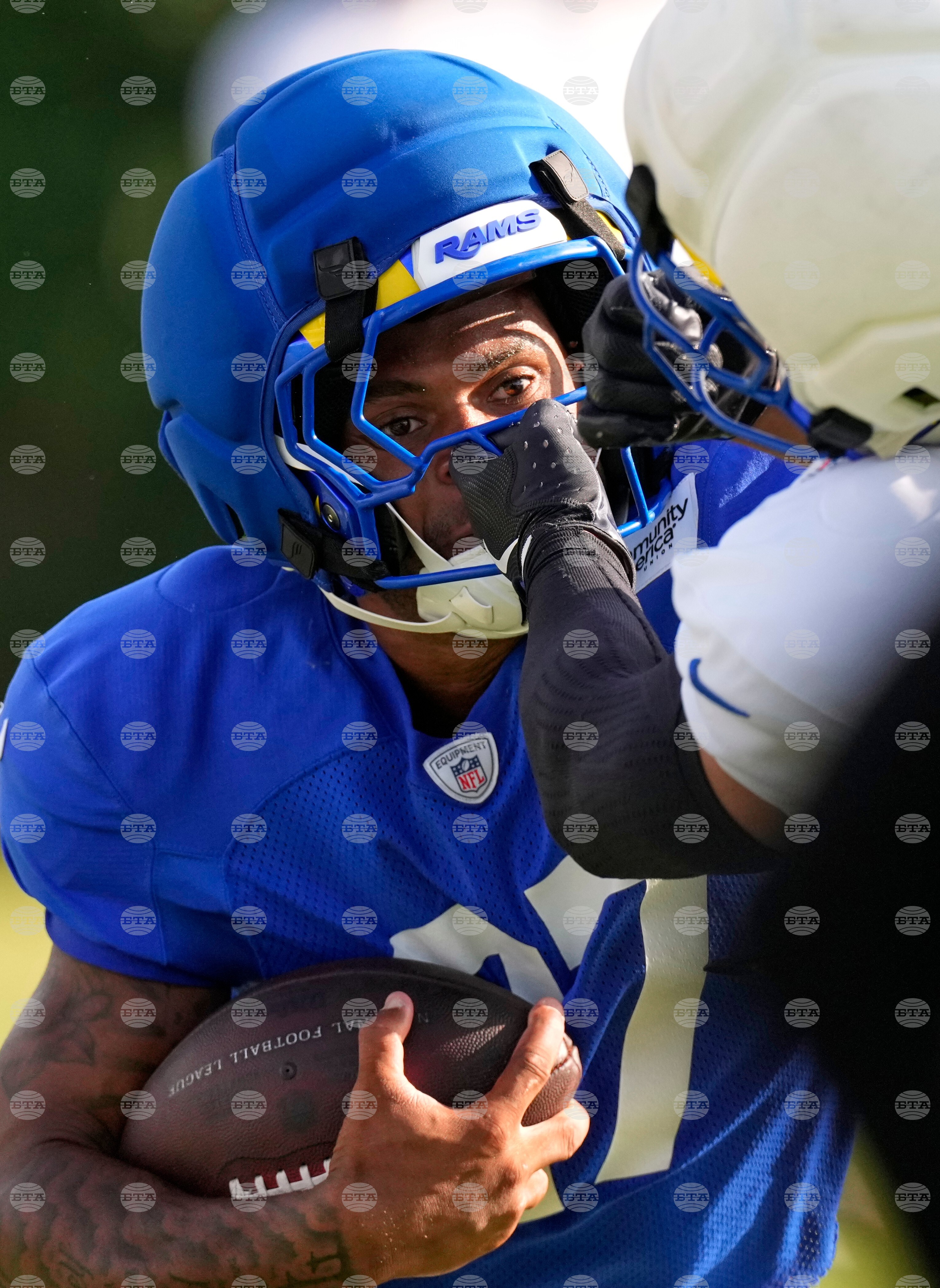 Rams Camp Football