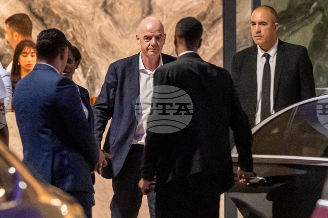 APTOPIX Morocco FIFA Infantino Soccer