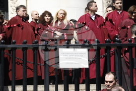 Съдебна палата - протест