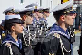 Варна - Церемония по посрещането НИК 421 „Св. св. Кирил и Методий“