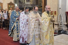 Видин - митрополит Пахомий - Преображение Господне - литургия