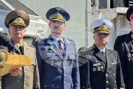 Варна - Церемония по посрещането НИК 421 „Св. св. Кирил и Методий“