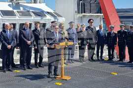 Варна - Церемония по посрещането НИК 421 „Св. св. Кирил и Методий“