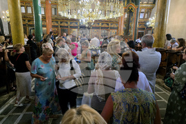 Гоце Делчев - Хавайска мироточива Иверска икона на Пресвета Богородица - посрещане