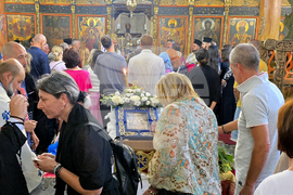 Гоце Делчев - Хавайска мироточива Иверска икона на Пресвета Богородица - посрещане