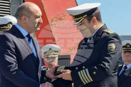 Варна - Церемония по посрещането НИК 421 „Св. св. Кирил и Методий“