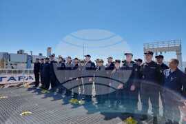 Варна - Церемония по посрещането НИК 421 „Св. св. Кирил и Методий“