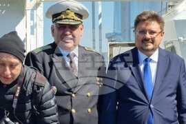 Варна - Церемония по посрещането НИК 421 „Св. св. Кирил и Методий“