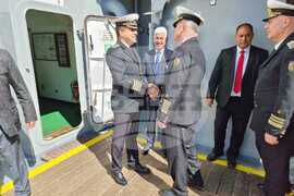 Варна - Церемония по посрещането НИК 421 „Св. св. Кирил и Методий“