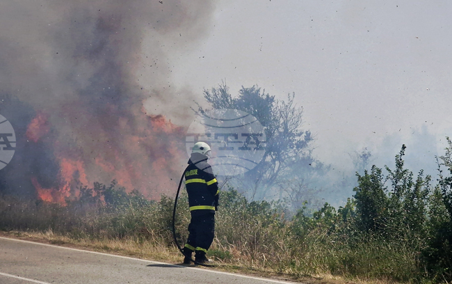 Fire on Trakia Motorway Brought Under Control