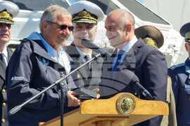 Варна - Церемония по посрещането НИК 421 „Св. св. Кирил и Методий“