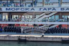 Варна - Церемония по посрещането НИК 421 „Св. св. Кирил и Методий“