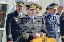 Варна - Церемония по посрещането НИК 421 „Св. св. Кирил и Методий“