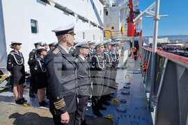 Варна - Церемония по посрещането НИК 421 „Св. св. Кирил и Методий“