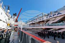 Варна - Церемония по посрещането НИК 421 „Св. св. Кирил и Методий“