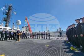 Варна - Церемония по посрещането НИК 421 „Св. св. Кирил и Методий“