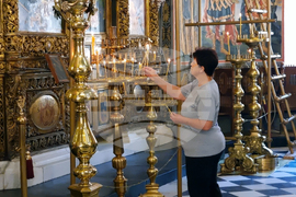 Рилски манастир - Преображение Господне - литургия