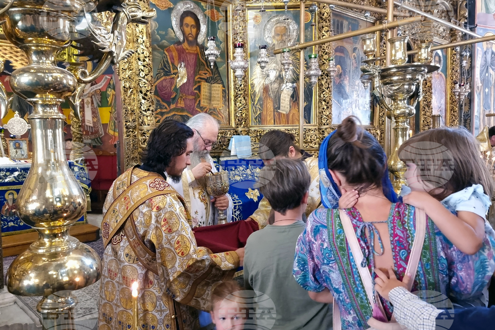 Рилски манастир - Преображение Господне - литургия