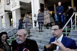 Бургас - Съдебна палата - магистрати - протест