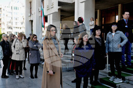 Бургас - Съдебна палата - магистрати - протест