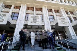 Бургас - Съдебна палата - магистрати - протест