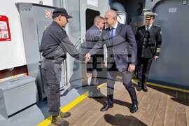 Варна - Церемония по посрещането НИК 421 „Св. св. Кирил и Методий“