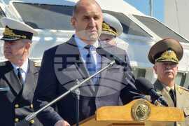 Варна - Церемония по посрещането НИК 421 „Св. св. Кирил и Методий“