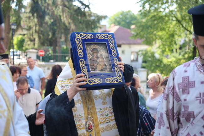 Разлог - чудотворна икона - посрещане