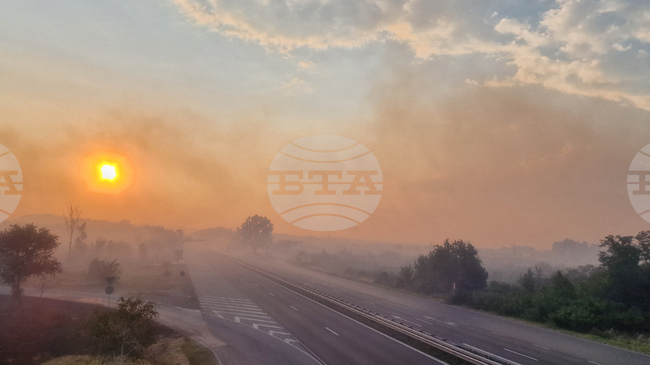 Fire in Serbia Causes Heavy Smoke over Sofia, Fire Department Says