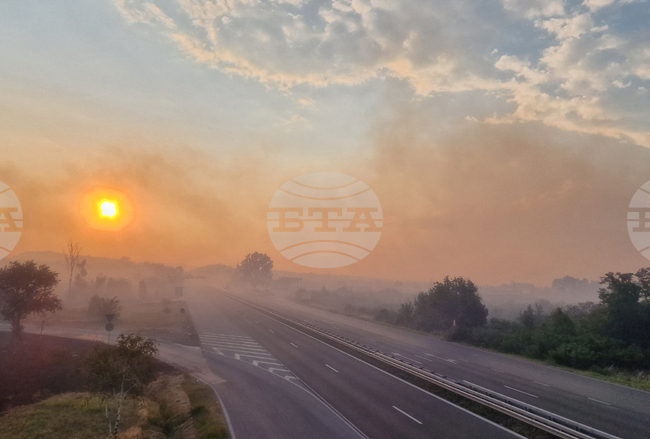 Fire in Serbia Causes Heavy Smoke over Sofia, Fire Department Says