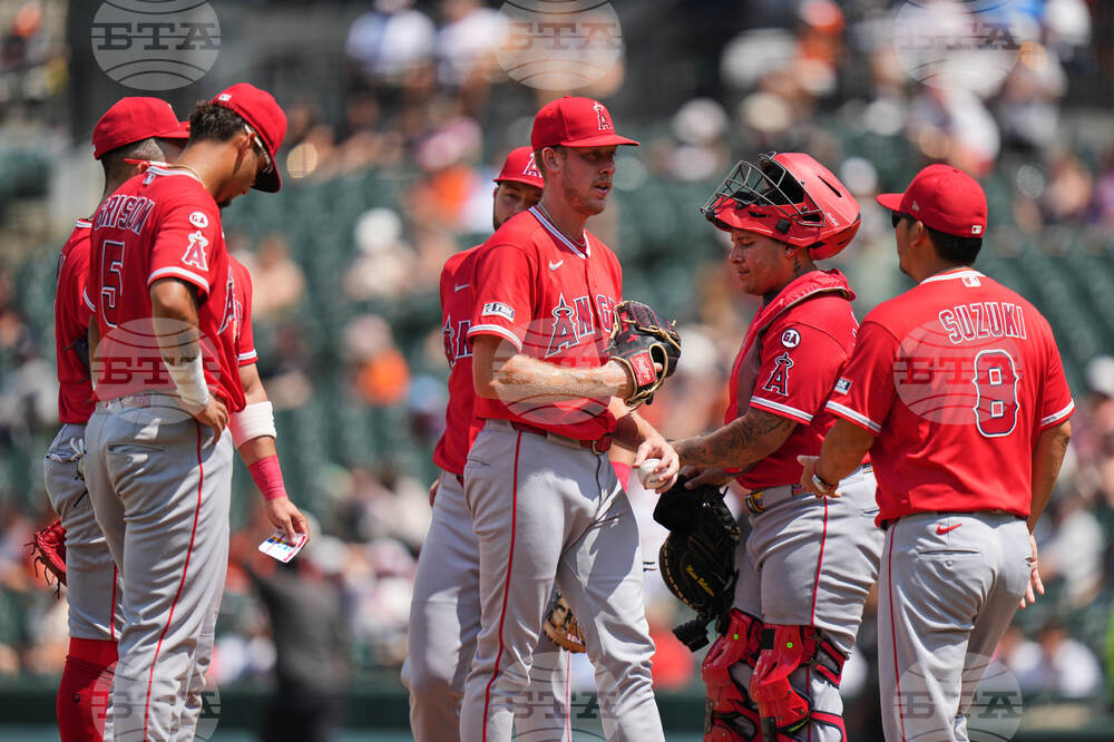 Angels Orioles Baseball