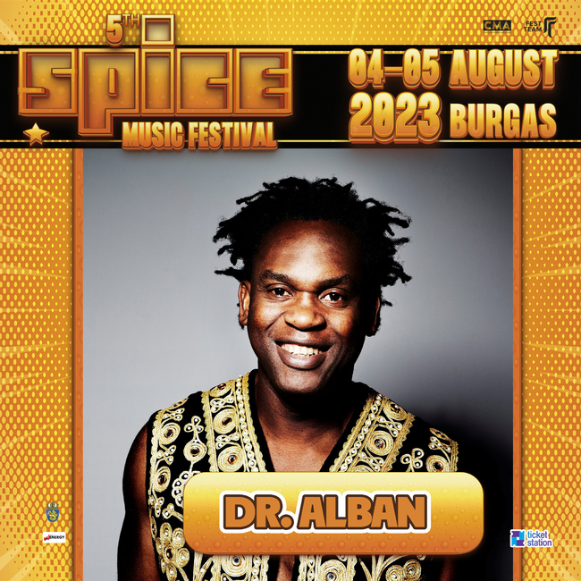 Dr. Alban се включва отново в програмата на фестивала Spice Music в Бургас