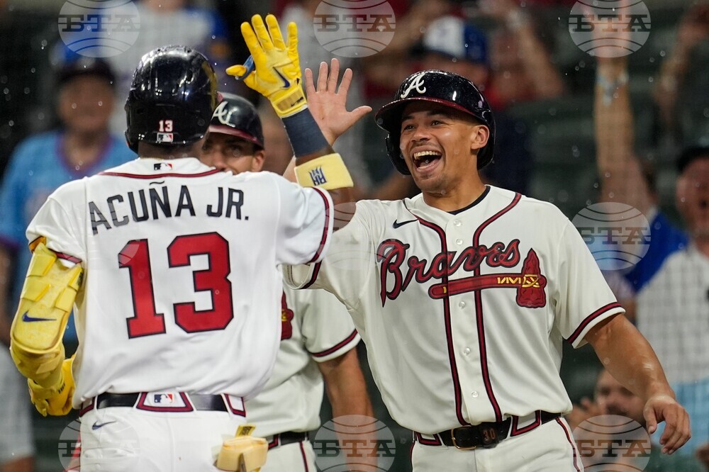 Marlins Braves Baseball