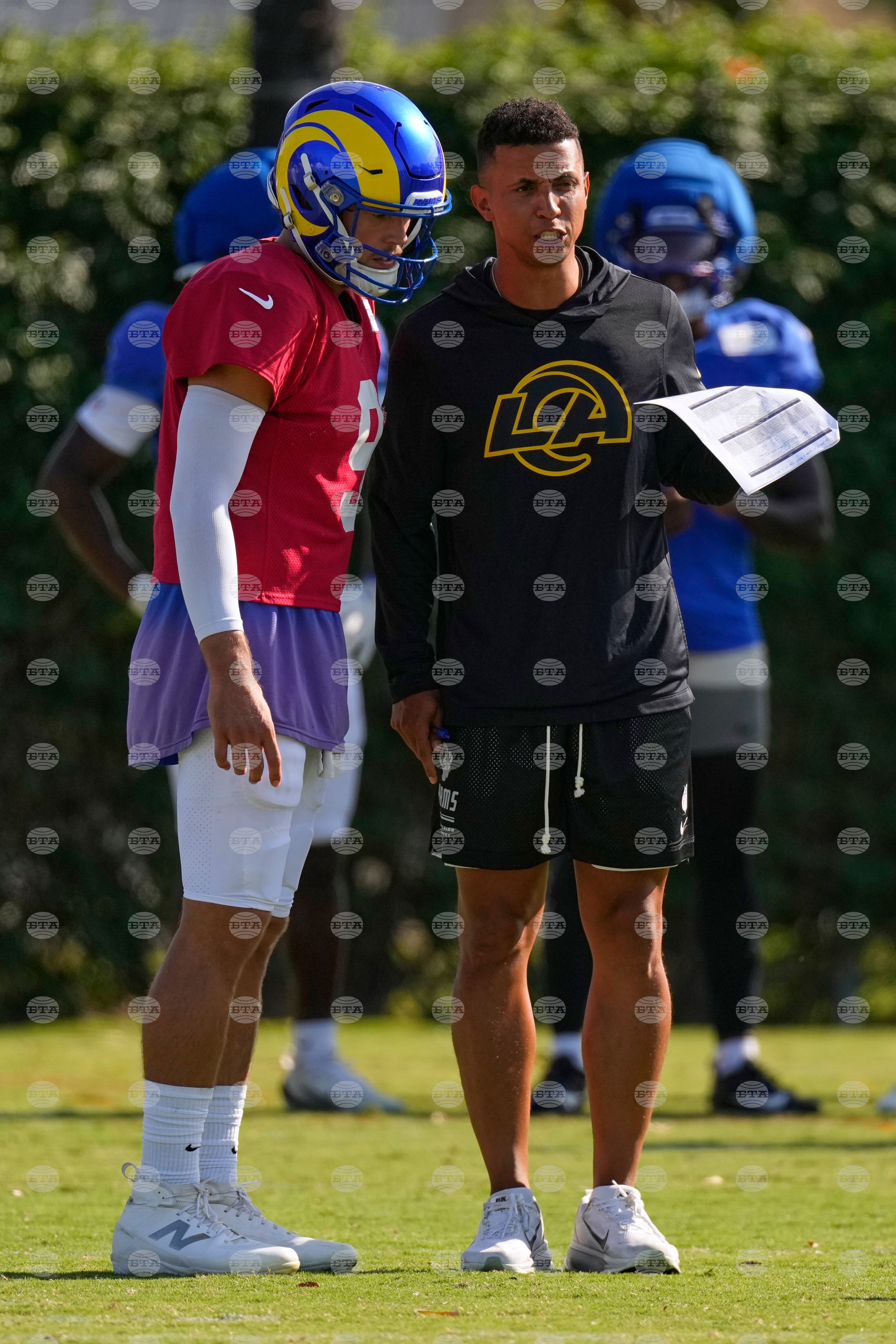 Rams Camp Football