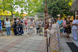 Петрич - посрещане на чудотворната мироточива икона на „Света Богородица“
