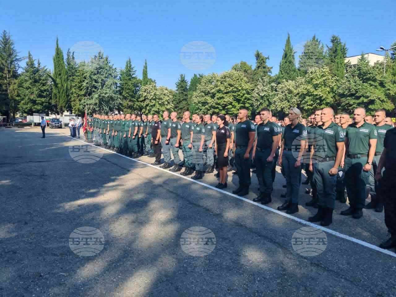 Общо 400 стажанти от Главна дирекция "Гранична полиция" положиха клетва в Пазарджик