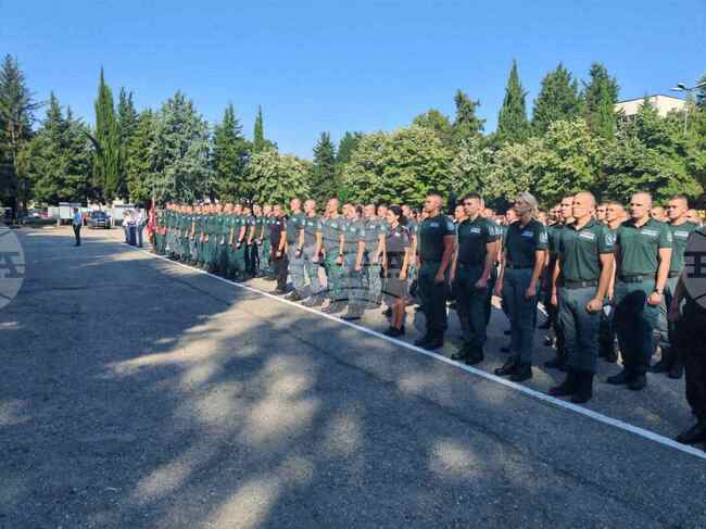 Общо 400 стажанти от Главна дирекция „Гранична полиция“ положиха клетва в Пазарджик