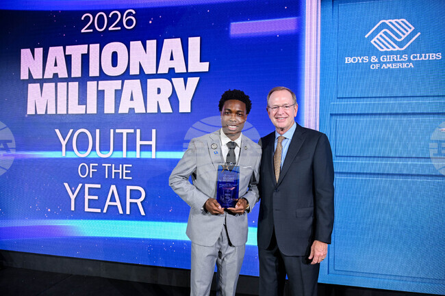 Boys & Girls Clubs of America 2026 National Military Youth of the Year