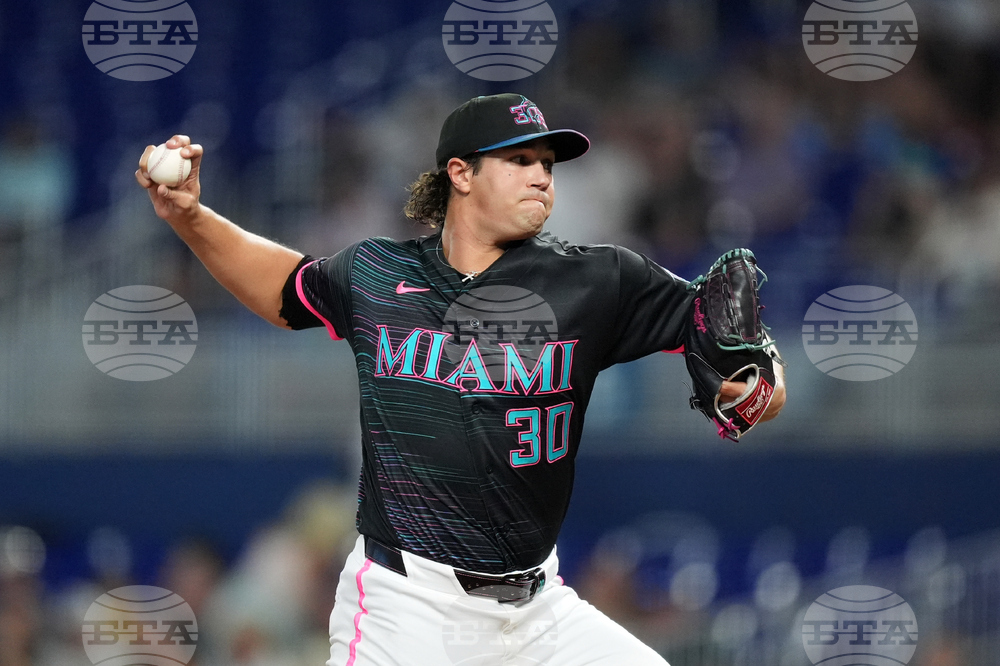 Angels Marlins Baseball