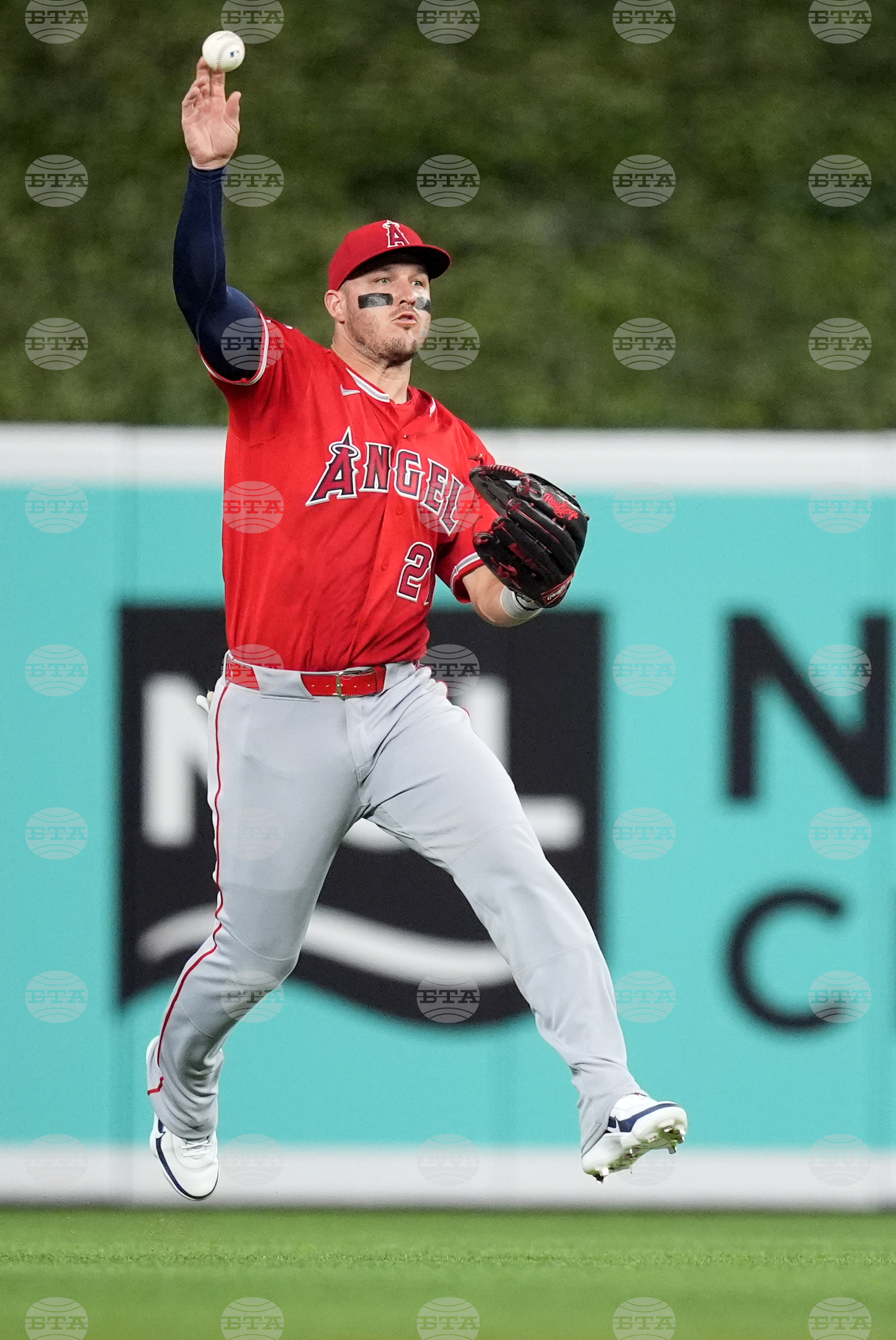 Angels Marlins Baseball