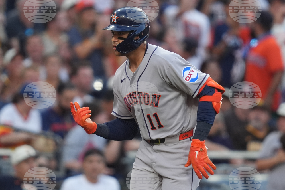 Astros Padres Baseball