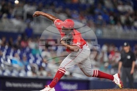 Angels Marlins Baseball