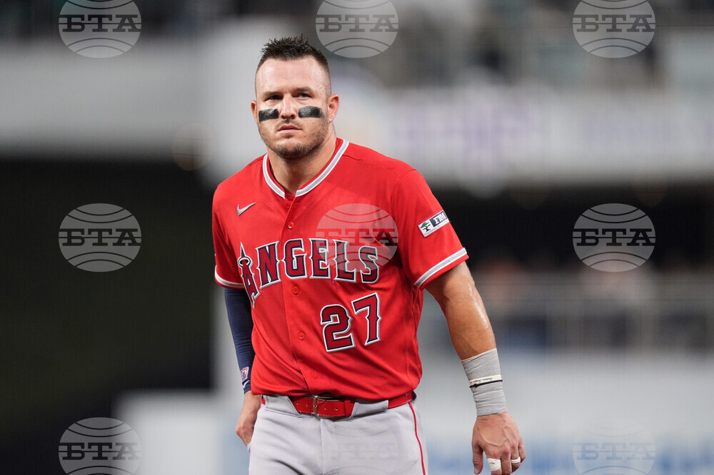 Angels Marlins Baseball