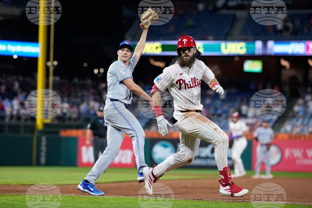 Blue Jays Phillies Baseball