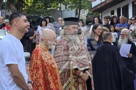 Благоевград - Хавайска мироточива Иверска икона на Пресвета Богородица - посрещане