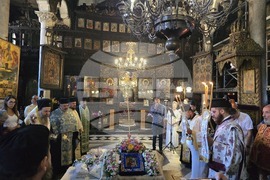 Благоевград - Хавайска мироточива Иверска икона на Пресвета Богородица - посрещане